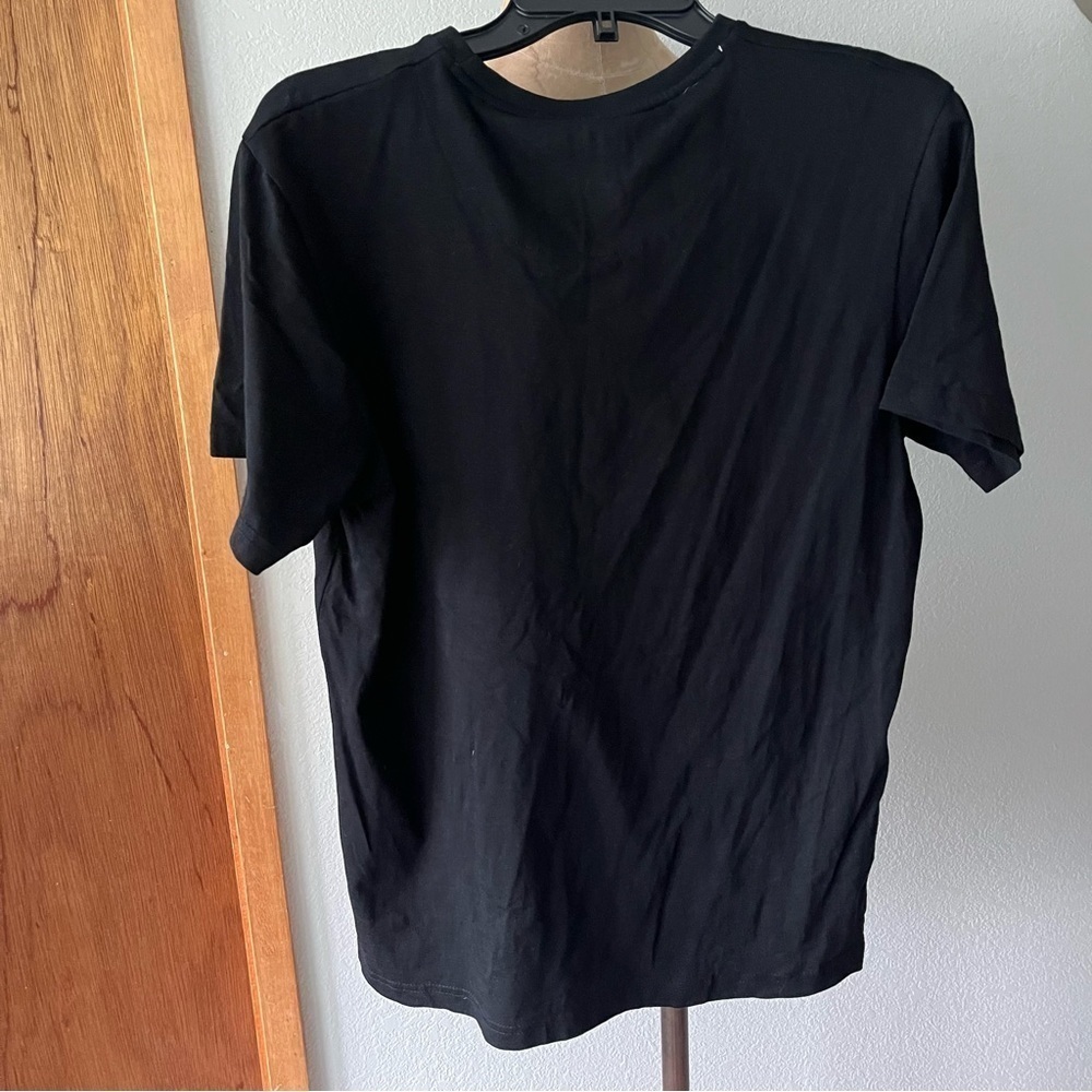 DENIM & FLOWER sz M Black Tshirt French BULLDOG Completely Yours Short Sleeve - Picture 4 of 7